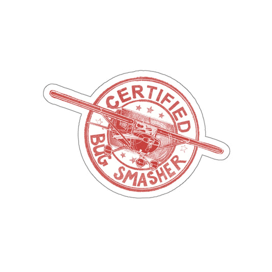 Certified Bug Smasher Sticker